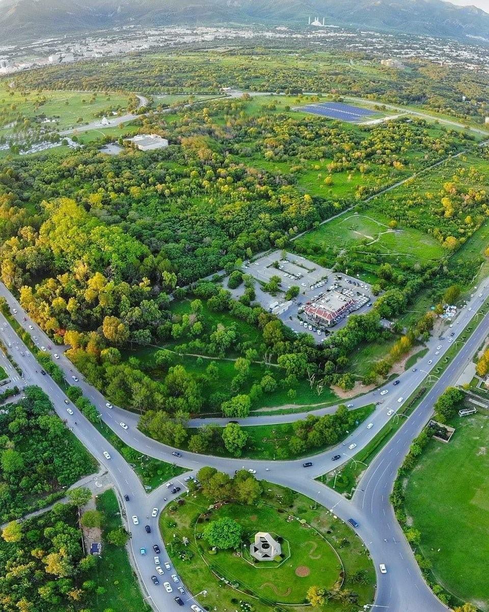 Bird’s eye-view of Fatima Jinnah Park, F9-Islamabad
