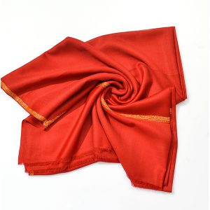 Candy Apple Red Pashmina Classic Svelte Border